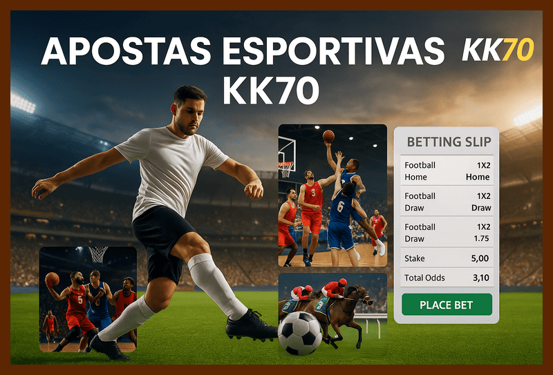 Aposte em apostas esportivas no cassino online KK70